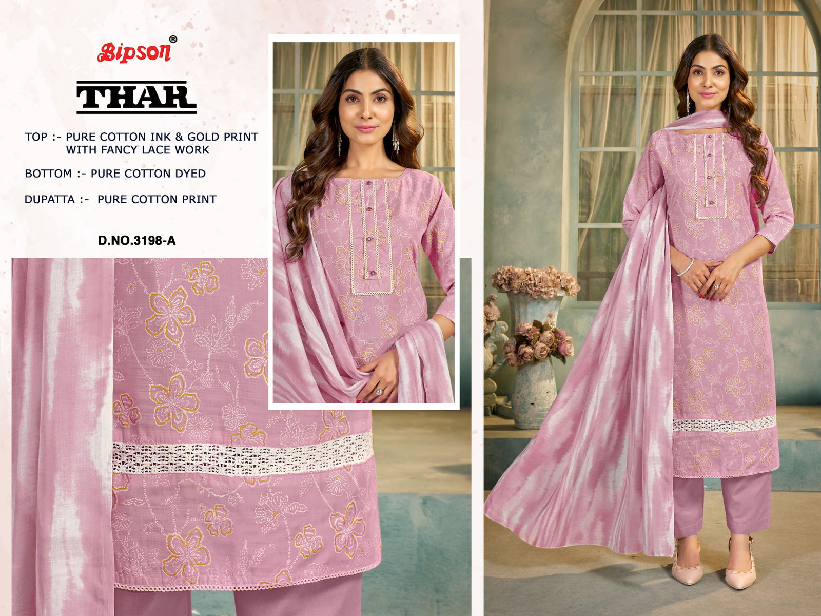 Thar 3198 By Bipson Cotton Printed Dress Material Wholesale Price In Surat
